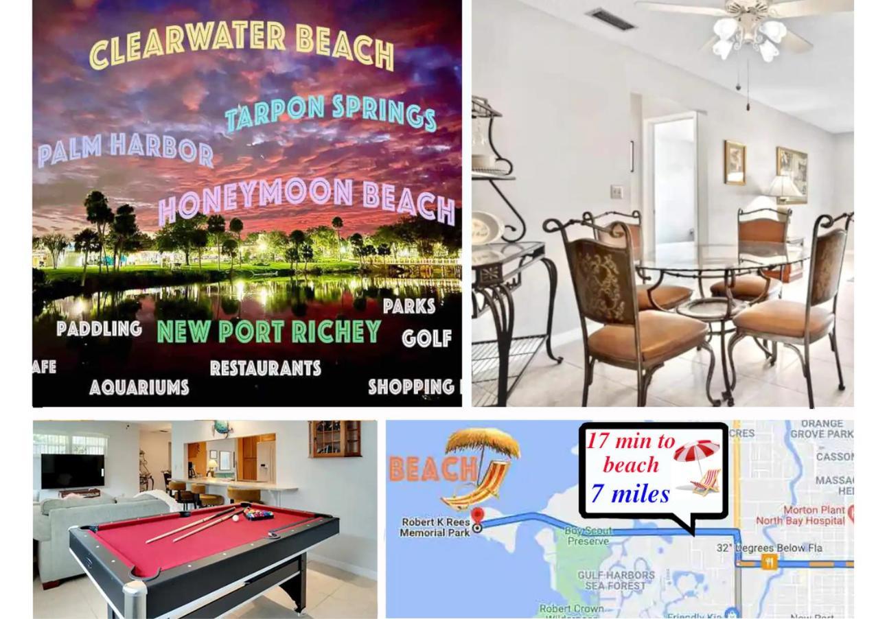 Villa "Impressa" - Billiard,Ping-Pong Table, Lanai, Fire Pit, Bbq Grill, View, Patio, Back Yard New Port Richey Buitenkant foto